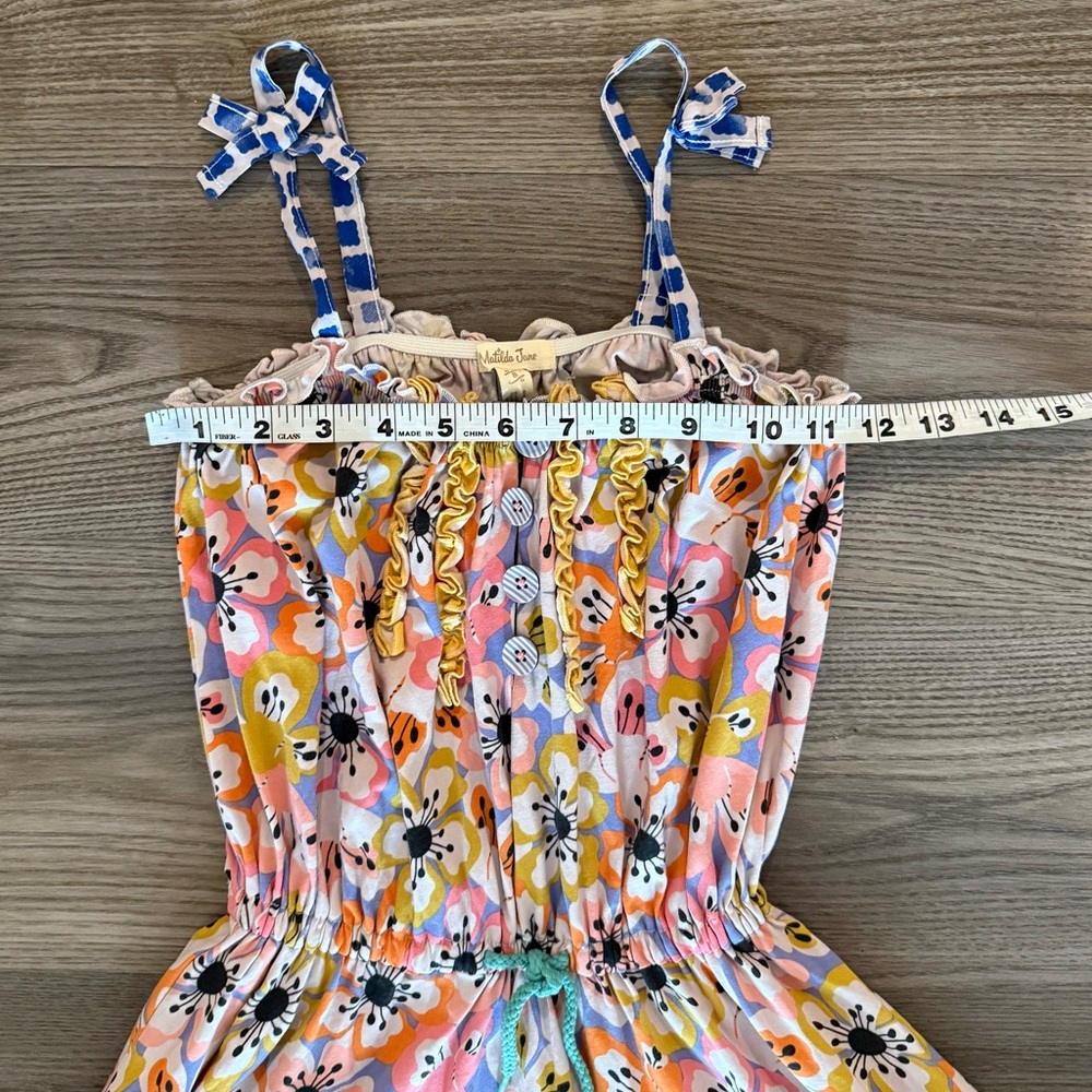 Matilda Jane Tell Me More Floral Maxi Dress The Adventure Begins Girls size 8 - Picture 12 of 15